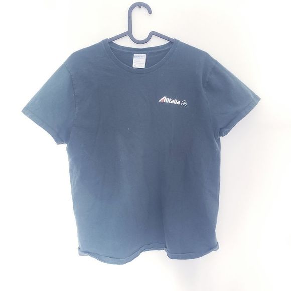 ✨2FOR15$✨Port And Company Alitalia Sky Team Green T-Shirt - Picture 11 of 13